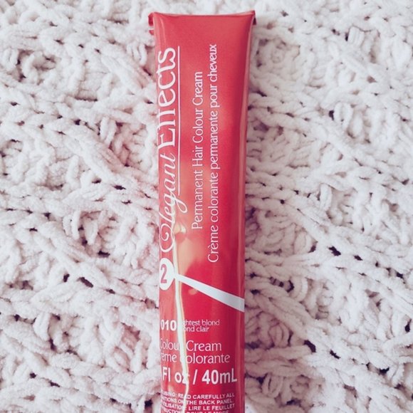 010 Permanent Lightest Blond Hair Color Cream by Elegant Effects - Picture 8 of 10